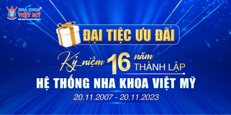 dai tiec uu dai ky niem 16 nam thanh lap Nha khoa Viet My
