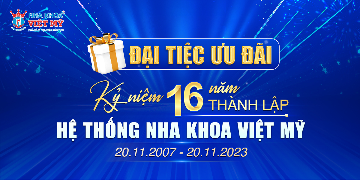 dai tiec uu dai ky niem 16 nam thanh lap Nha khoa Viet My