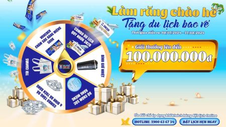 Chương trình khuyến mãi trúng thưởng tour Quy Nhơn tại Nha khoa Việt Mỹ