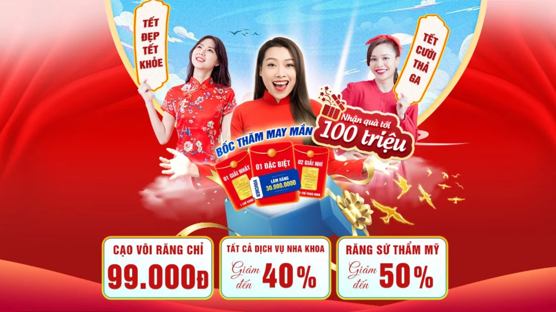 Ưu đãi đón Tết Giáp Thìn - Nha khoa Việt Mỹ