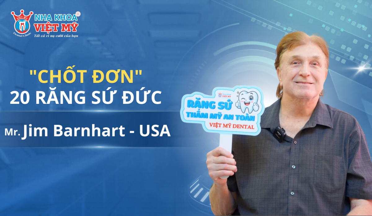 Khách Mỹ "chốt đơn" 20 răng sứ Đức, rạng rỡ nụ cười ở tuổi 73